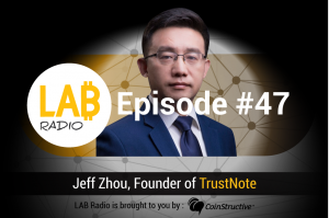 Jeff Zhou, founder of TrustNote