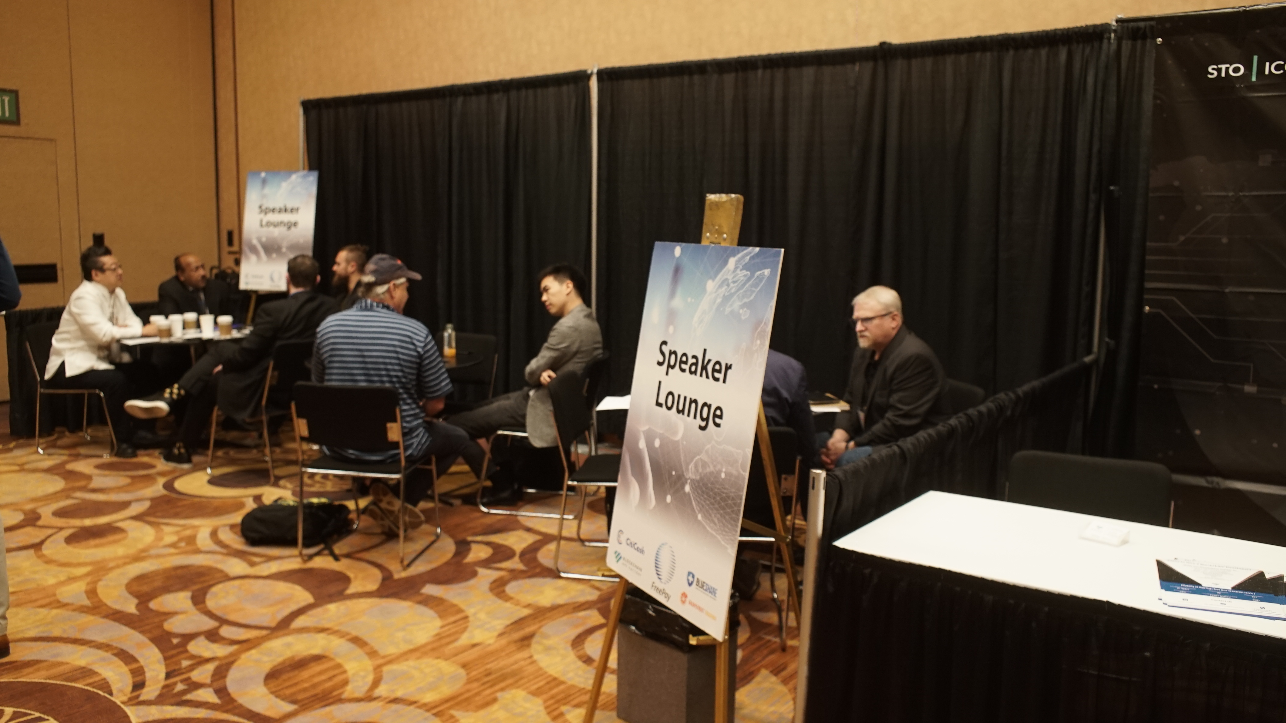Speakers Lounge picture at CryptoBlockCon Las Vegas 2018