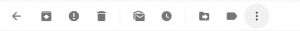 Whitelisting gmail screenshot of three dots