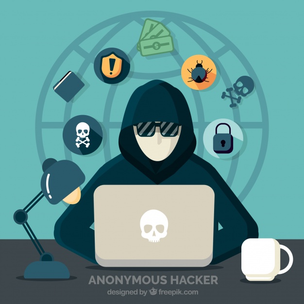 Anonymous Hacker Image Created by Freepik